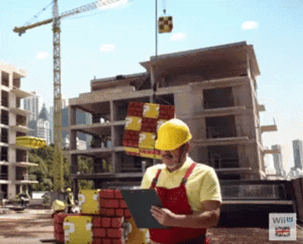 Construction Super Mario GIF