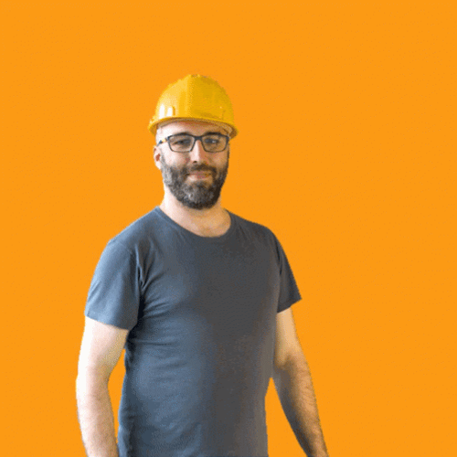 Construction Worker Gesture GIF