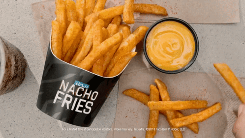 Container of Nacho Fries