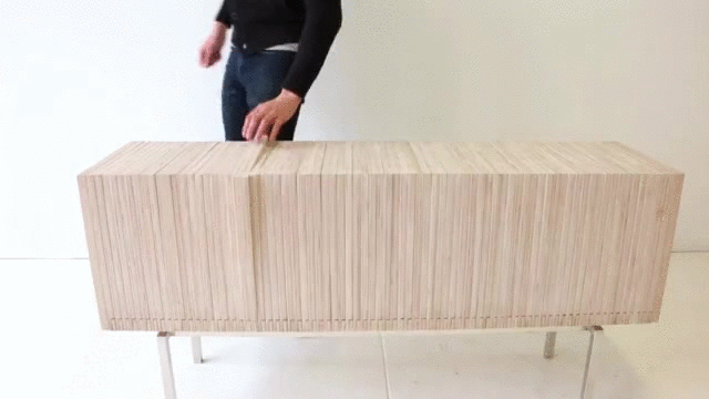 Convertible Storage Bench GIF