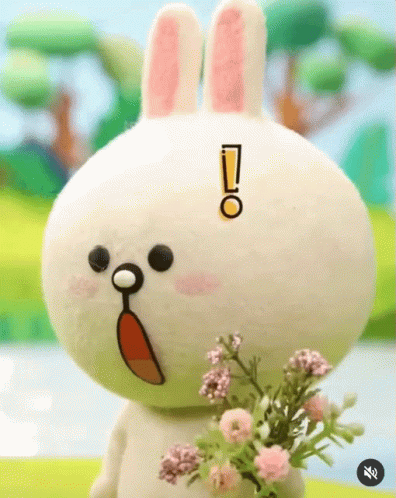 Cony And Brown Heart Eyes GIF