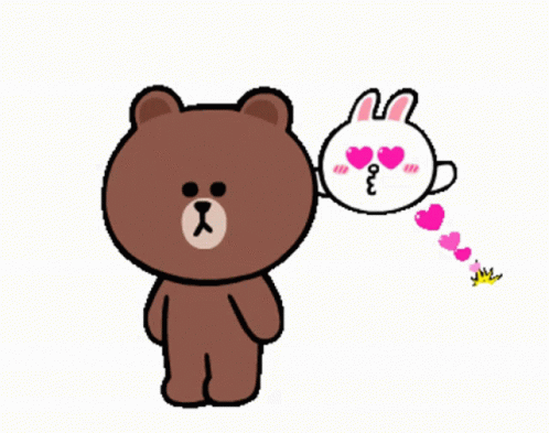 Cony And Brown Back Lift GIF