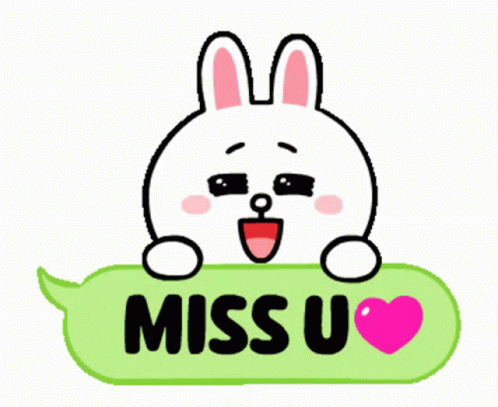 Cony And Brown Miss U GIF