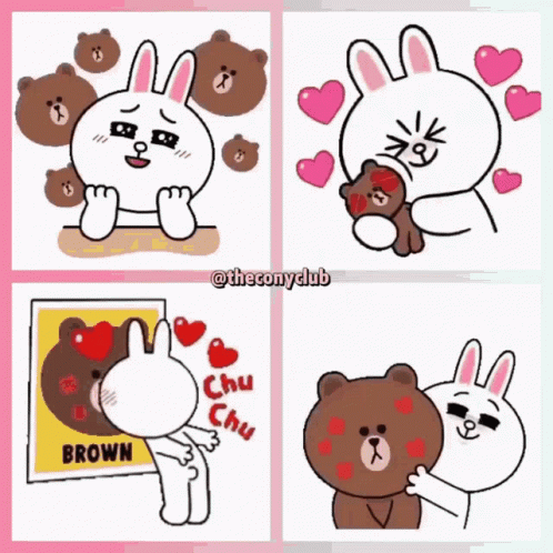 Cony And Brown 498 X 498 Gif GIF