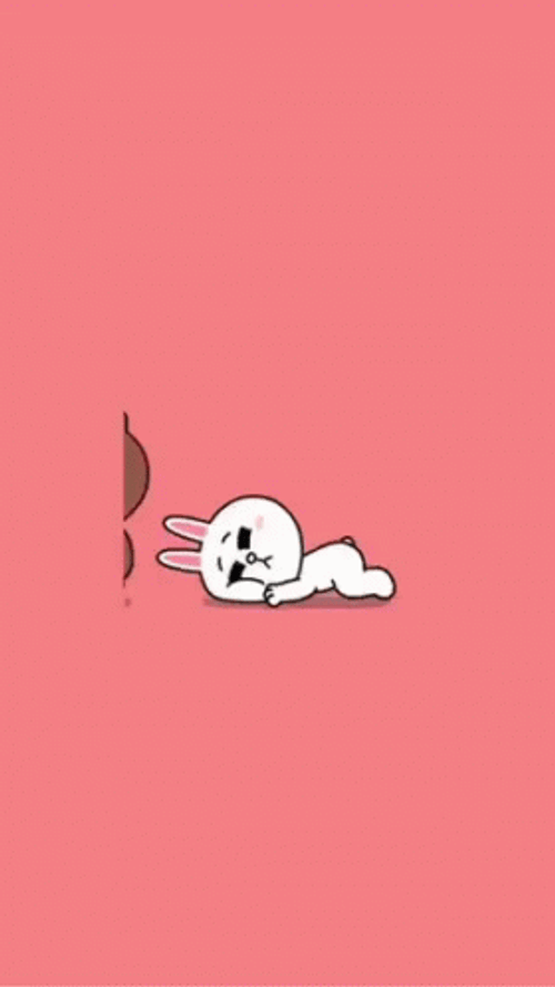 Cony And Brown Crawling GIF