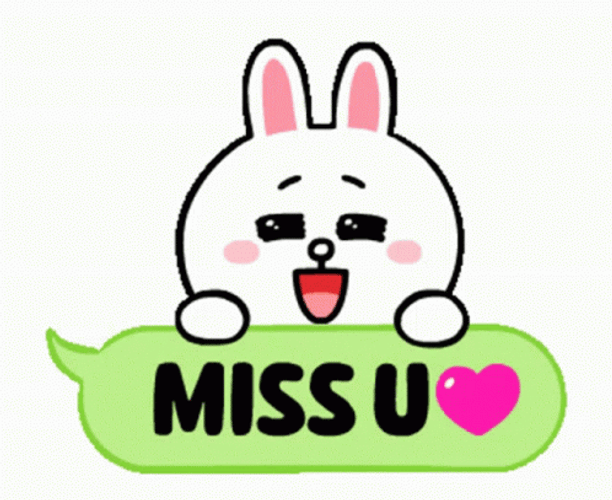 Cony And Brown Miss U GIF