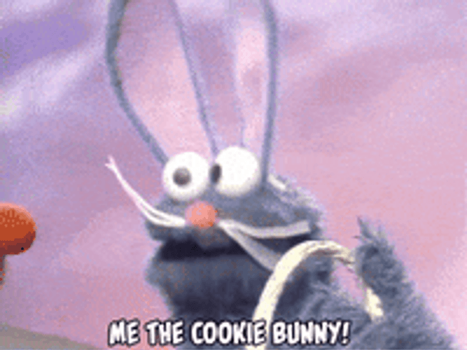 Cookie Bunny Monster GIF