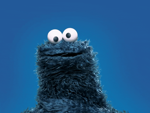 Cookie Monster Finger Snap GIF