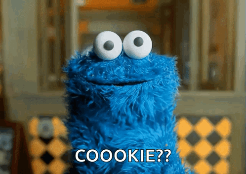 Cookie Monster From Sesame Street Says Coookie GIF