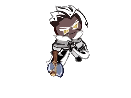 Cookie Run Character Holding Axe