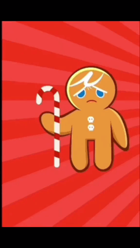 Cookie Run Character Holding Negative Pregnancy Test