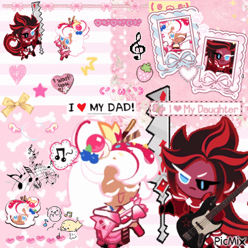 Cookie Run Characters Saying I Love My Dad
