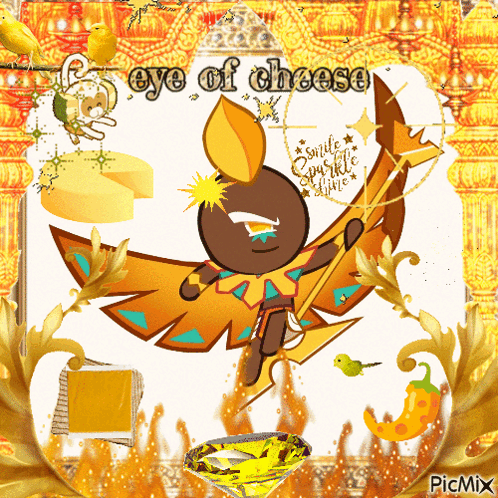 Cookie With Text Eye of Cheese