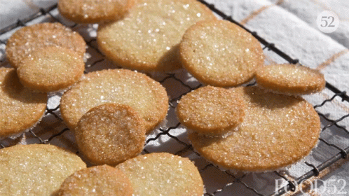 Cookies on Cooling Rack with Number 52