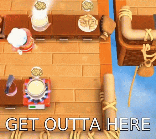 Cooking Game Get Me Outta Here GIF