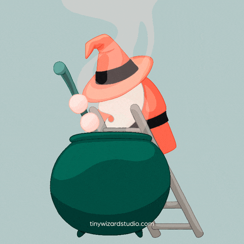 Cooking Magic Potion Cartoon Witch Meme GIF