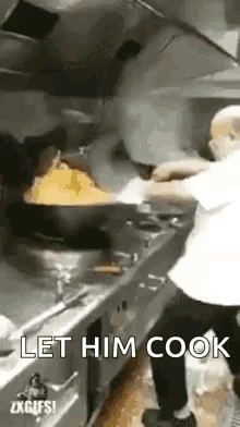 Cooking Man Chef Let Him Cook GIF