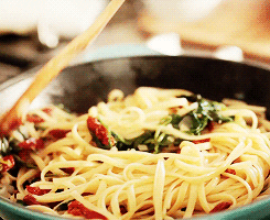 Cooking Pasta With Vegetables GIF