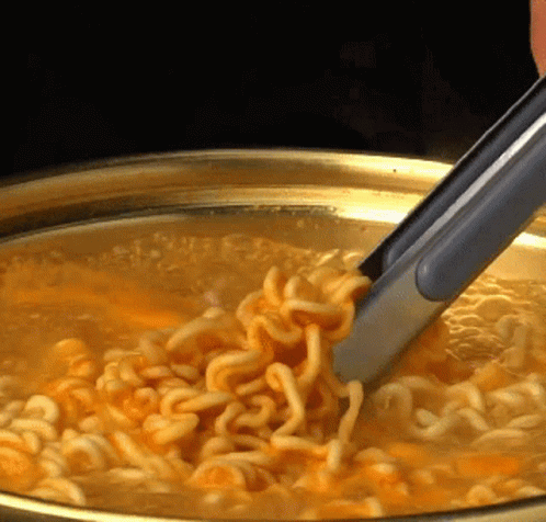 Cooking Ramen Noodle GIF