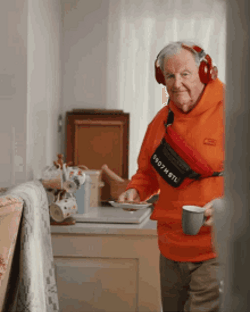 Crazy Old Man Gif