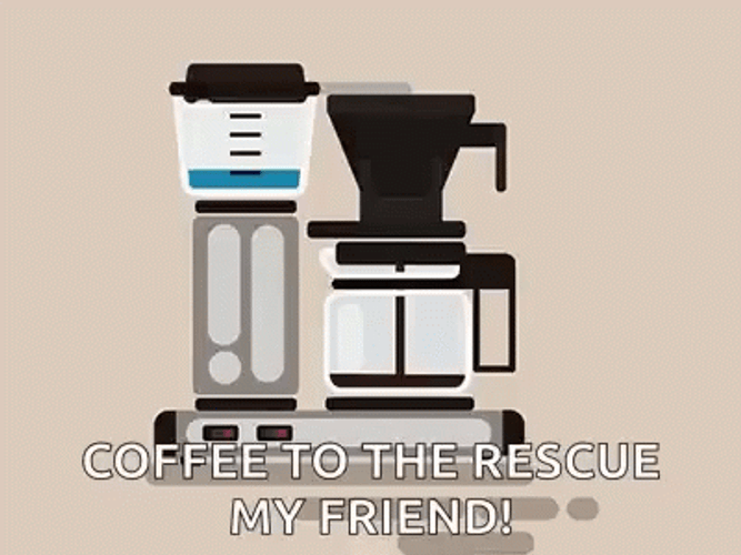 Cool Animated Coffee Process To The Rescue GIF