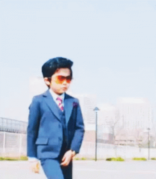 Cool Attitude Asian Kid Sunglasses GIF