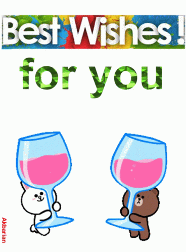 Cool Bears Best Wishes For You GIF