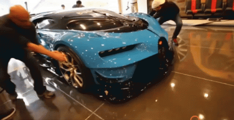 Cool Cars Bugatti Vision GIF