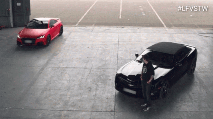 Cool Cars Chevy Parking In Garage GIF