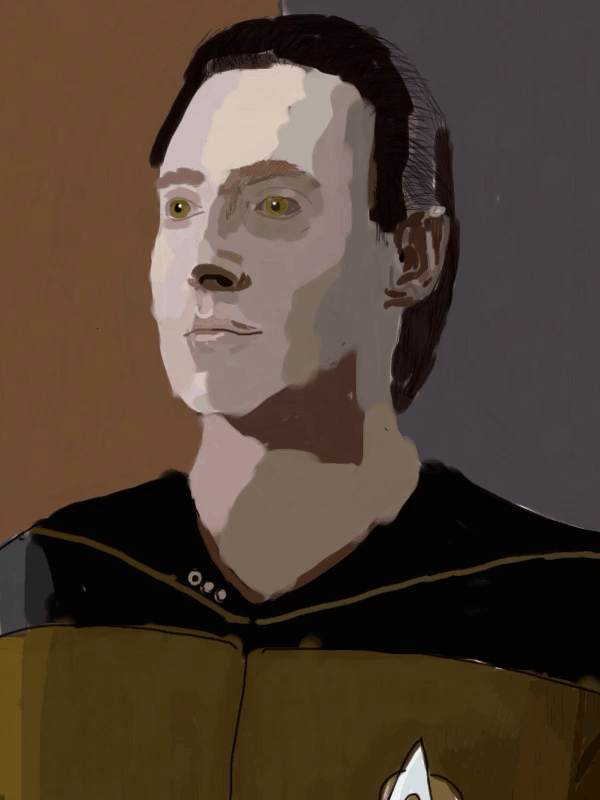 Cool Cartoon Blinking Guy Animation GIF