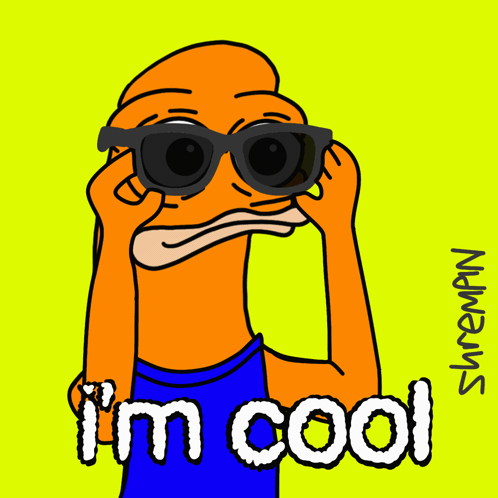 Cool Cartoon Saying Im Cool