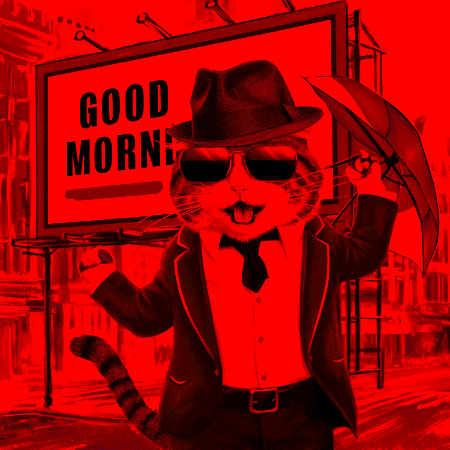 Cool Cat Piano With Shades GIF