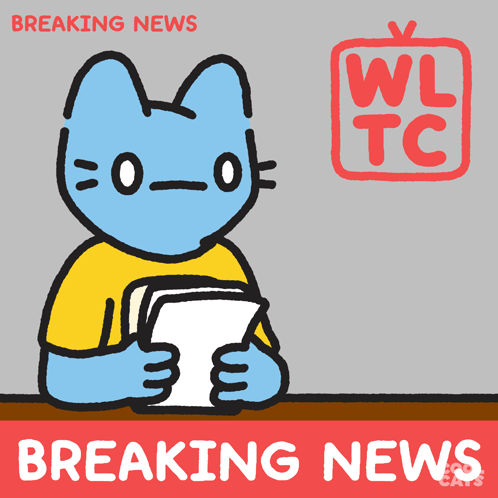 Cool Cats Breakin The News GIF