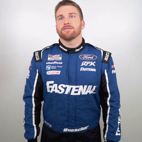 Cool Chris Buescher Check Watch GIF