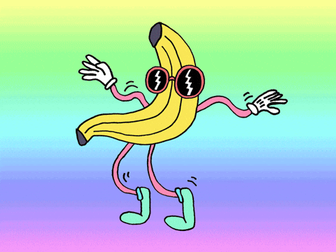 Cool Dancing Banana Cat Meme GIF