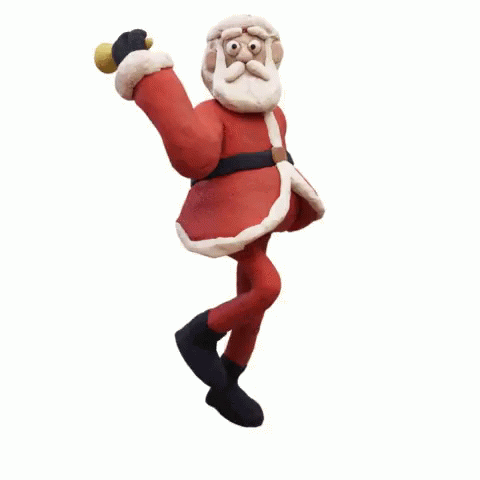 Cool Dancing Santa Claus GIF
