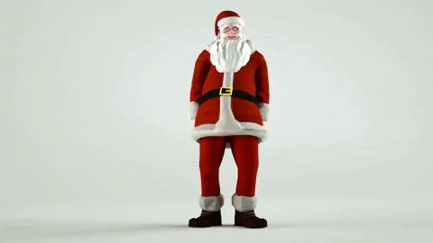 Cool Dancing Santa Claus Dance Remix GIF