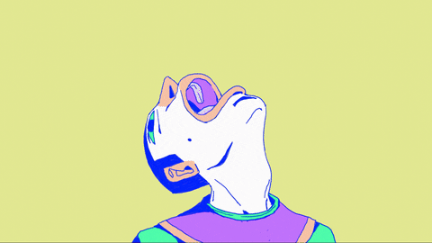 Cool Digital Art Anime Loop GIF