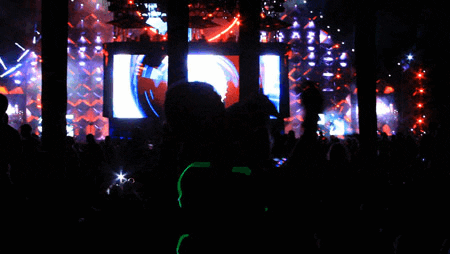 Cool Edm Rave Party Set Up GIF