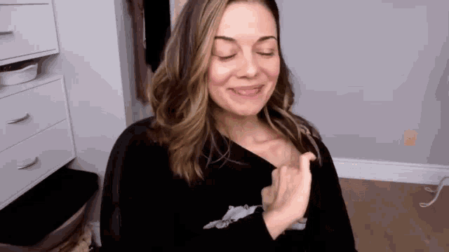 Cool Girl Vaccine Jab On Shoulder GIF