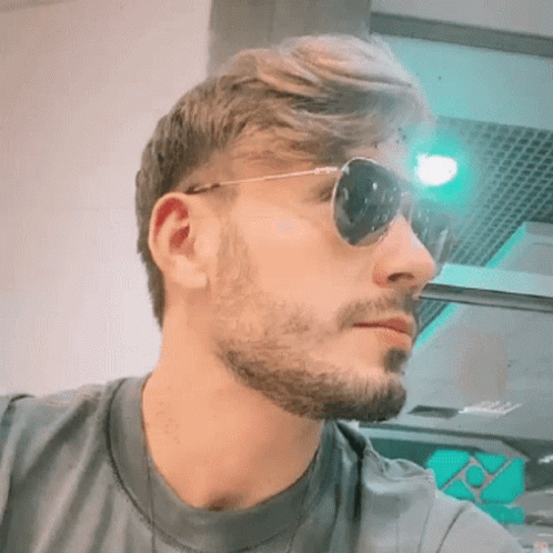 Cool Guy Having Selfie On His Phone GIF