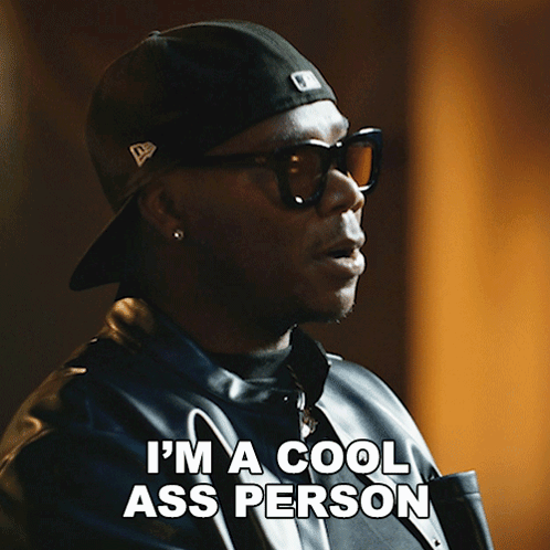 Cool Guy Saying I'm A Cool Person GIF