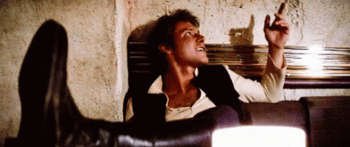 Cool Han Solo Chilling GIF