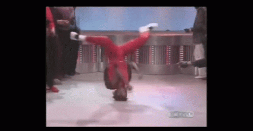 Cool Head Breakdancing GIF