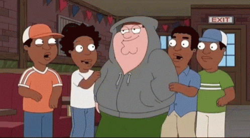 Cool Hooded Peter Griffin Meme GIF