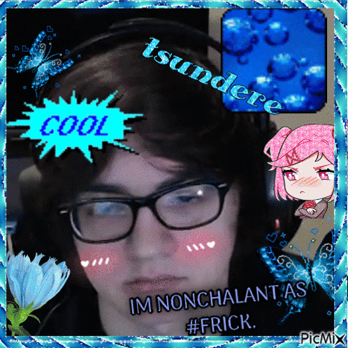 Cool Im Nonchalant As Frick Person With Glasses GIF