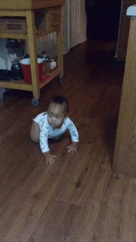 Cool Infant Crawling GIF