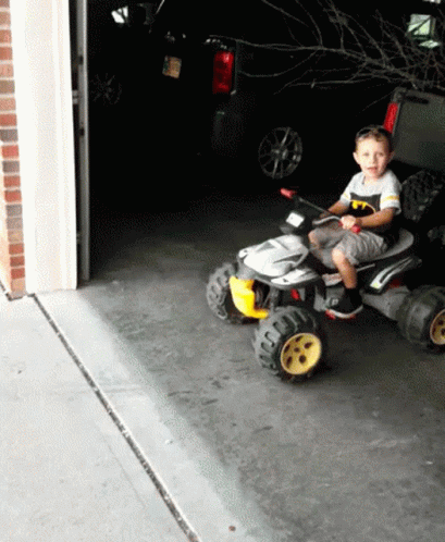 Cool Kid Car Crash GIF