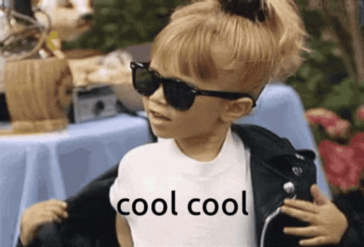 Cool Kid Michelle Tanner GIF