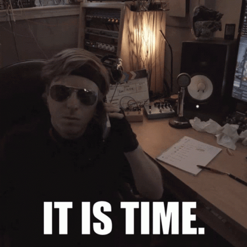 Cool Man It Is Time GIF